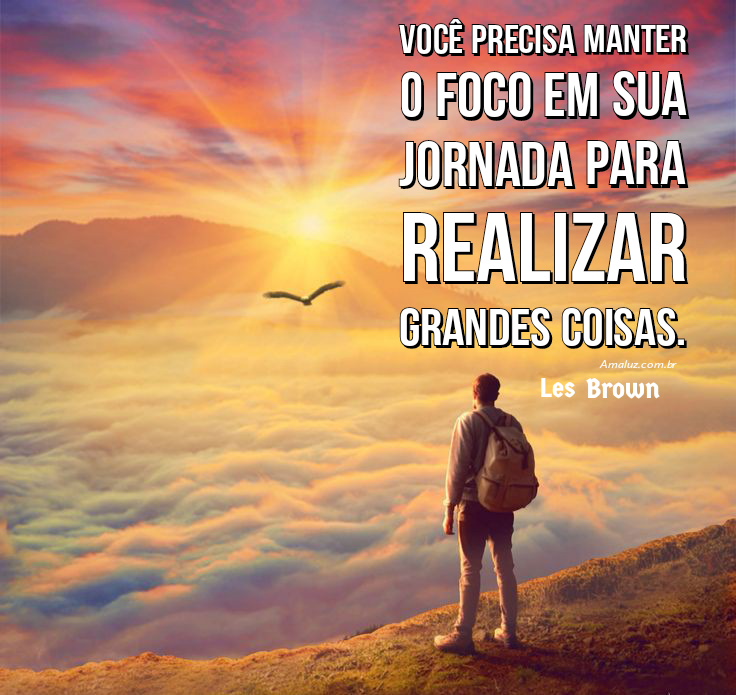 Motivação de jornada mensagem