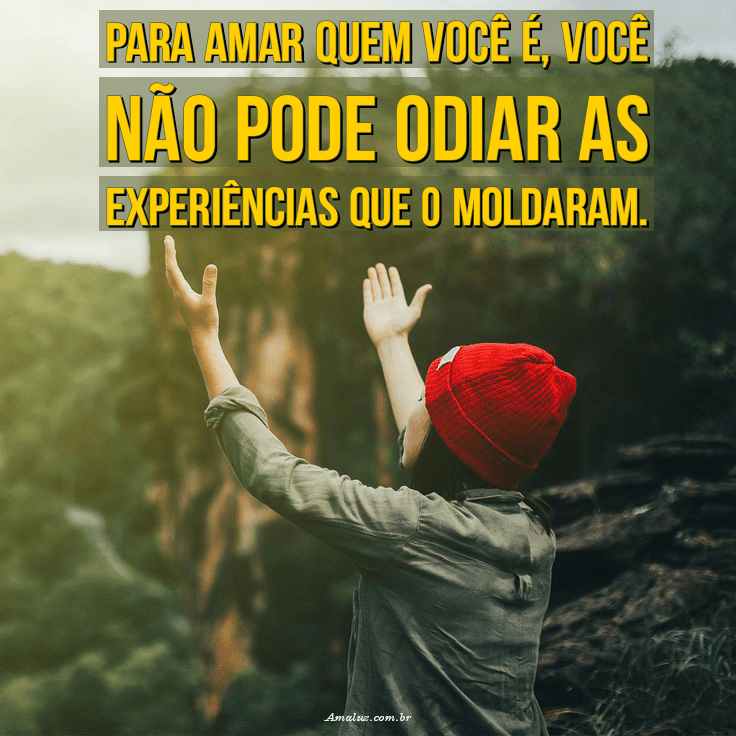 Não odei o que te modificou