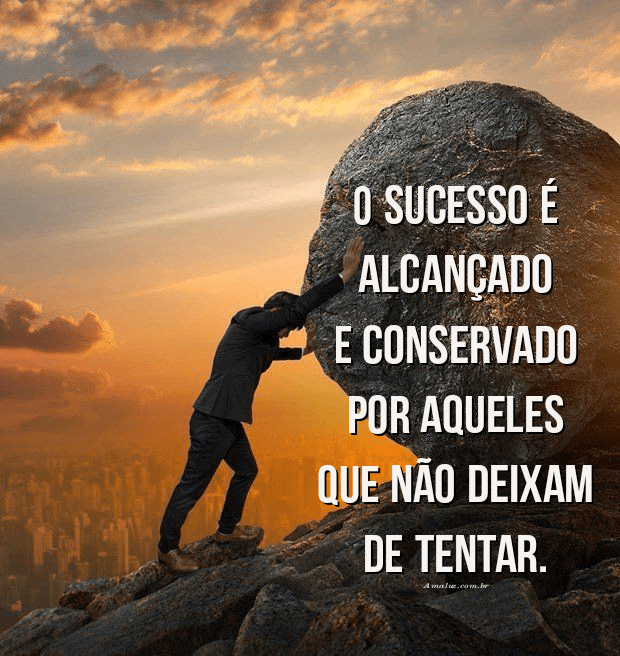 O sucesso alcançado é conservado