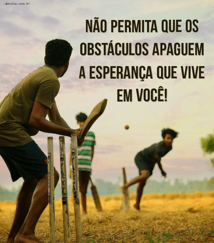 Que a esperança viva sempre em você