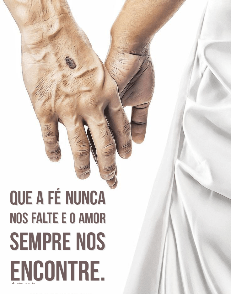 WhatsApp com mensagens de fé