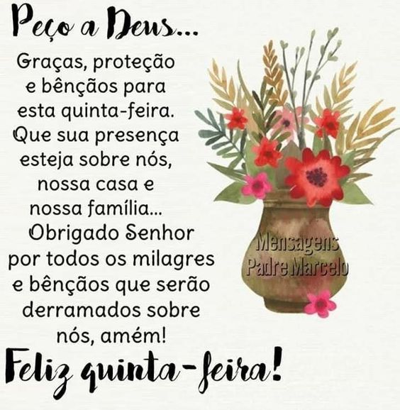 Bênçãos para quinta-feira
