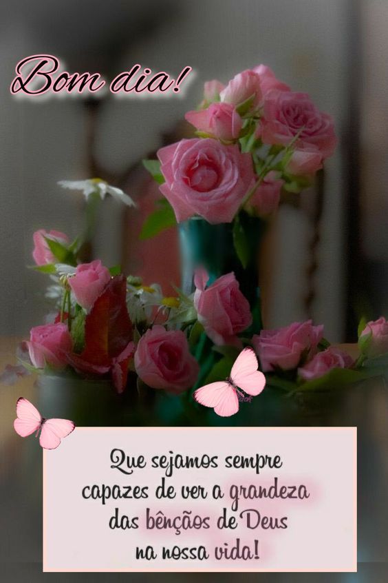 Mensagem de Bom dia com bênçãos de Deus