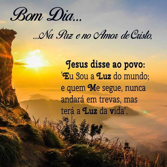 Bom dia lindo de sol