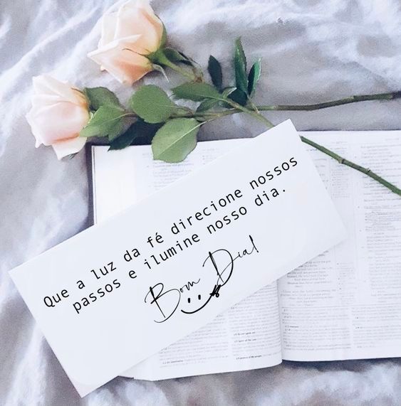 Bom dia com luz e fé