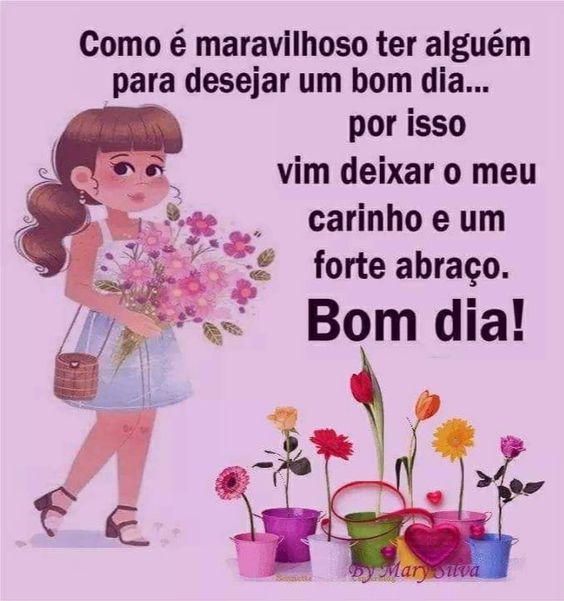 Alguém para desejar bom dia