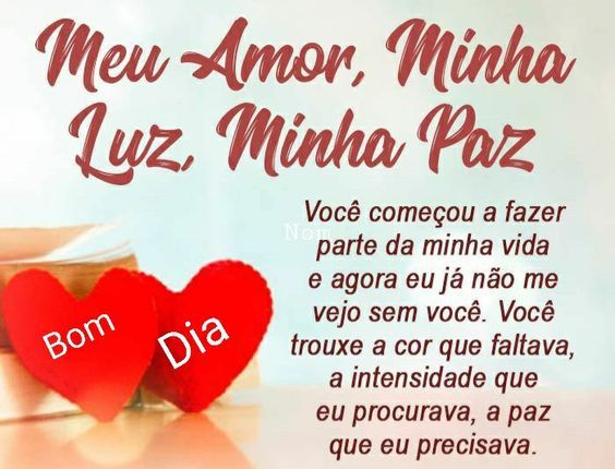 Bom dia minha paz