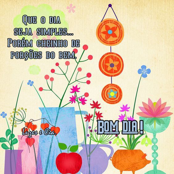 Que o dia seja simples