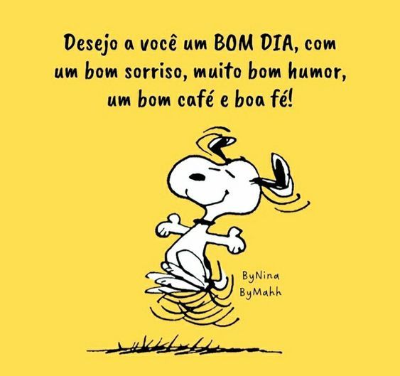 Desejo a você um bom dia