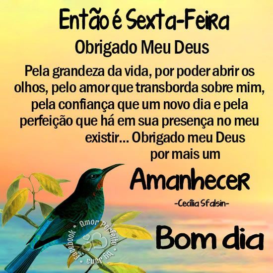 Então é sexta-feira