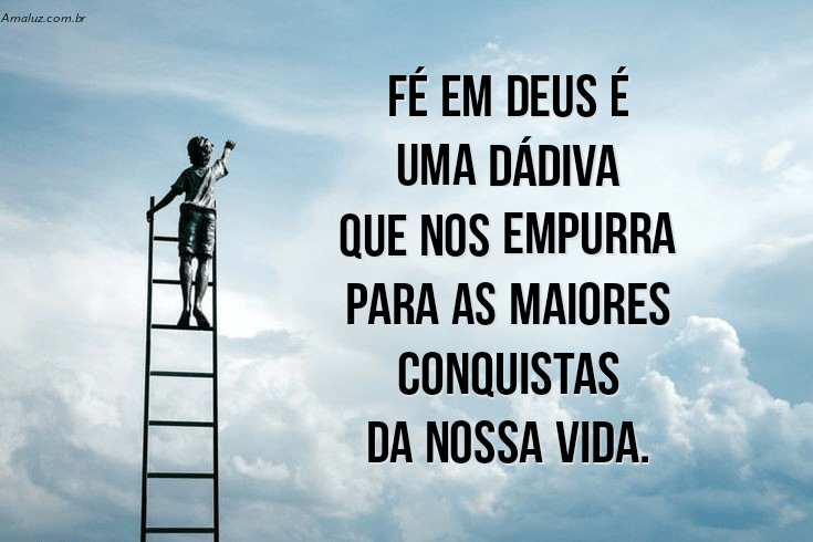 Fé e motivação mensagens