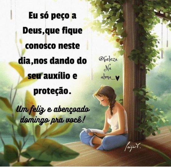 Um feliz domingo pra você