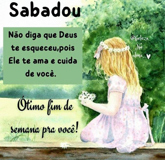 Ótimo fim de semana pra você