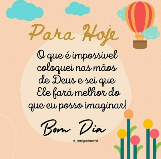 Mensagens de bom dia abençoado