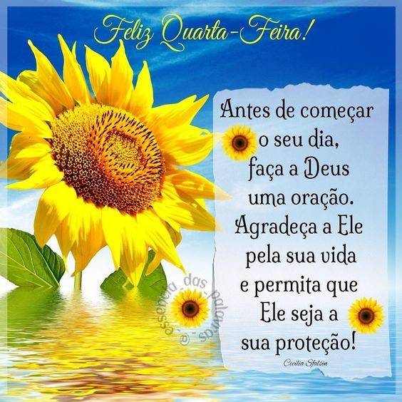 Quarta-feira a Deus uma oração