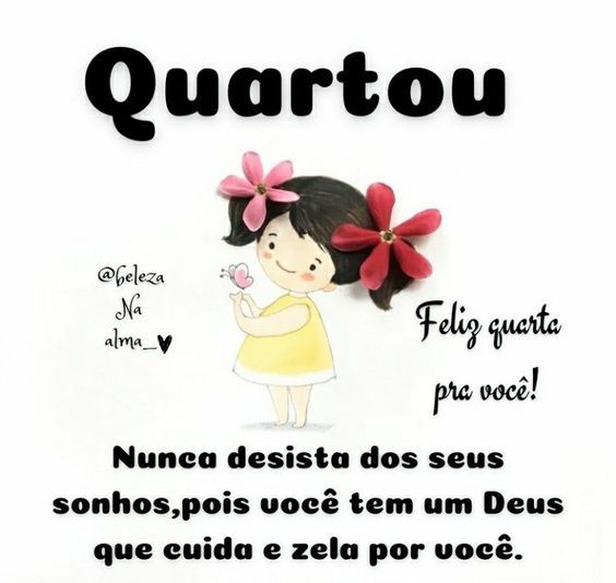 Feliz Quarta pra você