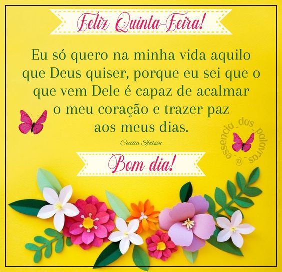 Quinta-feira que Deus quiser