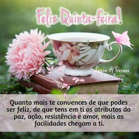 Feliz quinta-feira chegam a ti