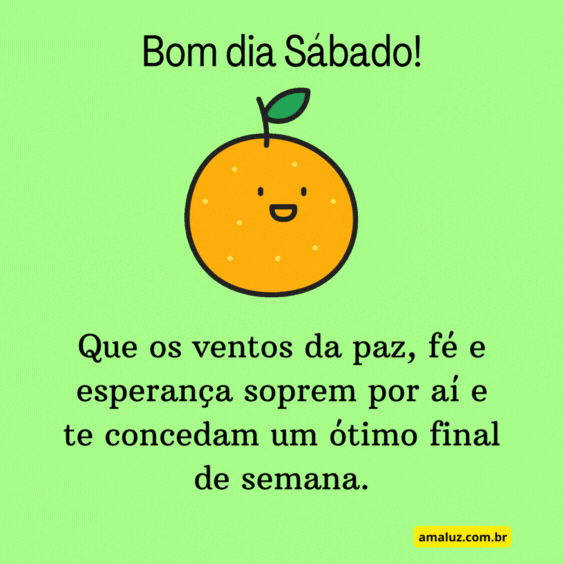 Um ótimo final de semana da paz