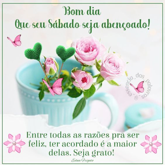 Que seu sábado seja abençoado