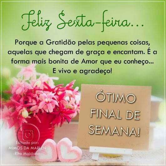 Gratidão pequenas coisas