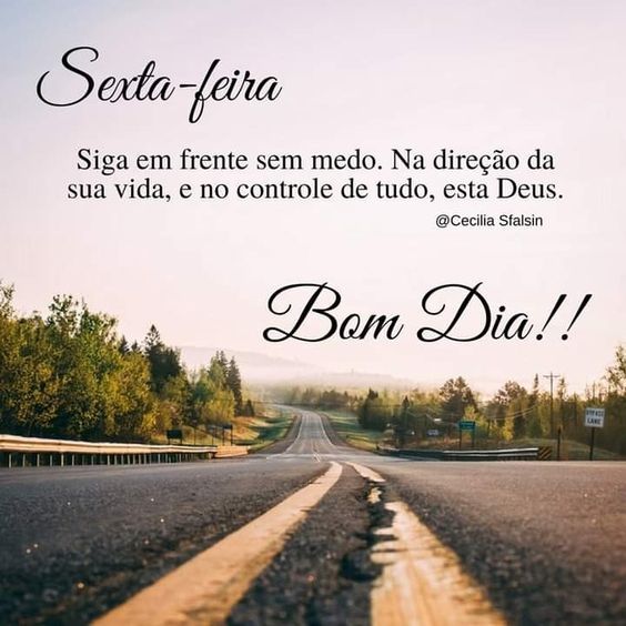 Sexta-feira siga em frente