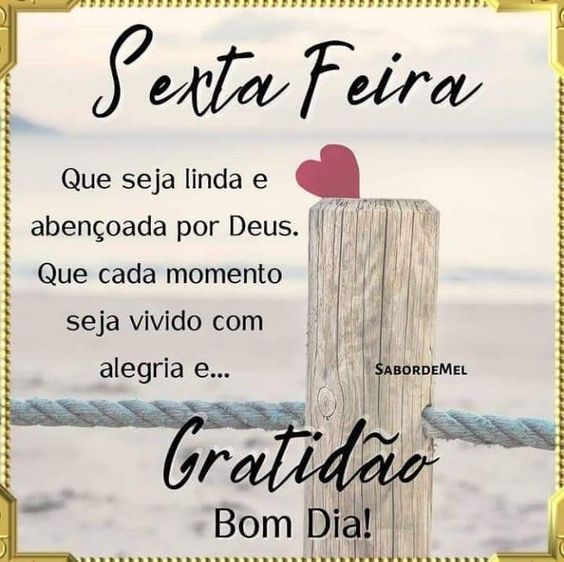 Sexta-feira abençoada por Deus