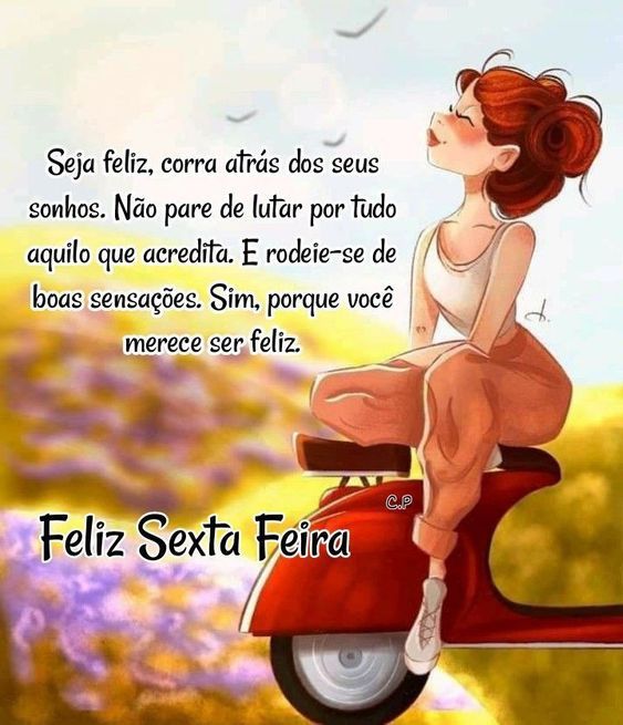 Seja feliz sexta-feira
