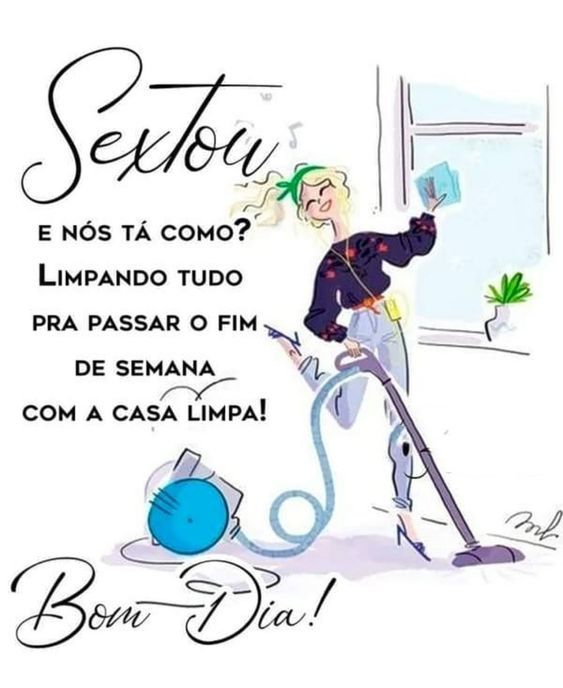 Sextou limpando a casa