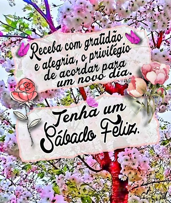 tenha sábado feliz