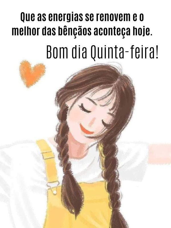 Bom dia quinta-feira renovada