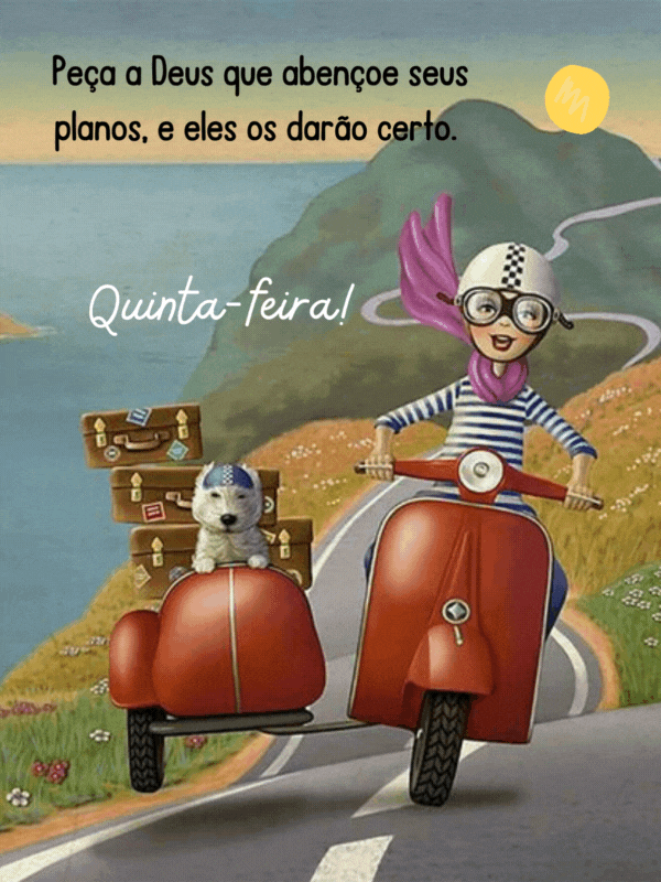 Bom dia quinta-feira planos