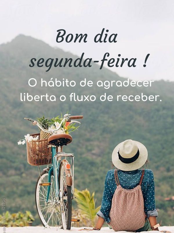 Bom dia Segunda-feira Abençoada hábito