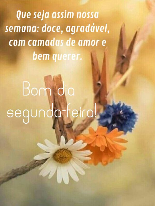 Bom dia Segunda-feira Abençoada doce