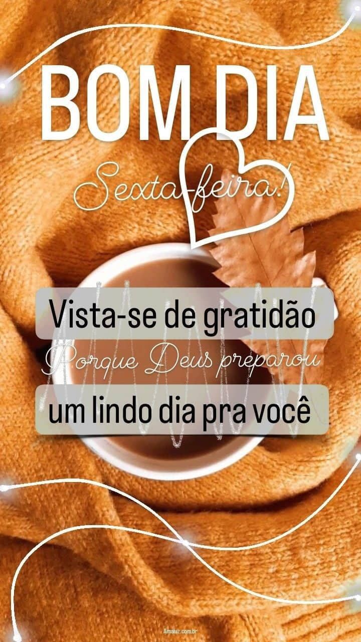 Bom dia sexta-feira para Instagram