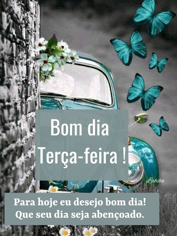 Bom dia terça feira abençoada desejo