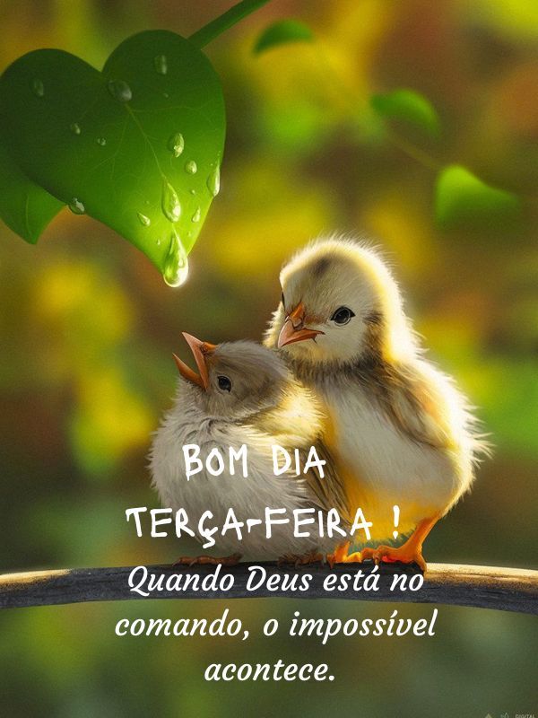 Bom dia terça feira abençoada comando