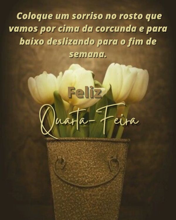 Coloque um sorriso no rosto e vamos para mais um dia