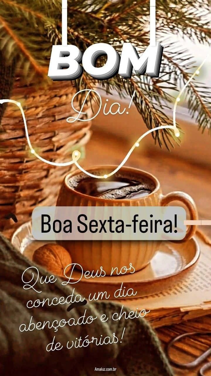Frases de bom dia sexta-feira