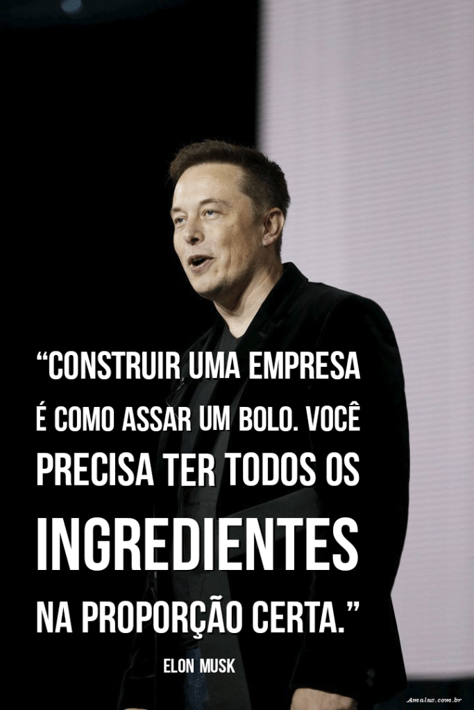 Frases do alto Elon Musk motivadores de empreendedor