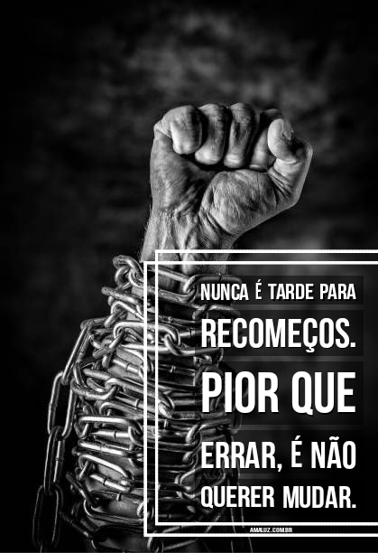 Frases para restaurar as forças de recomeçar