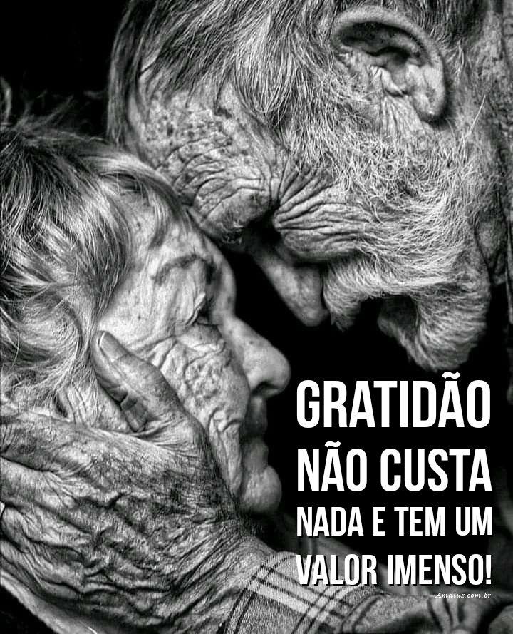 Gratidão não custa nada