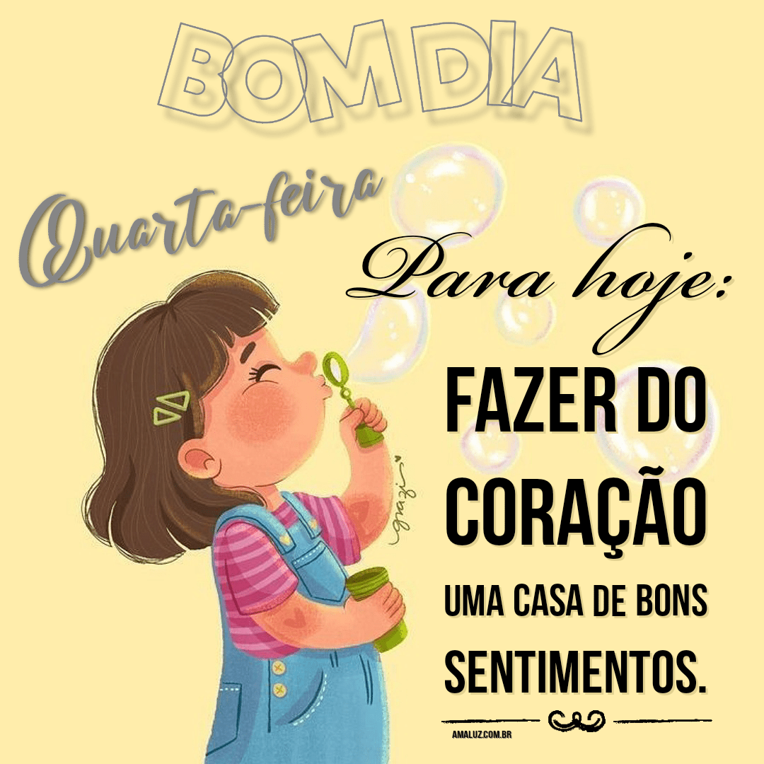 Instagram bom dia quarta