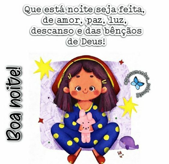 Boa noite que seja feita de amor