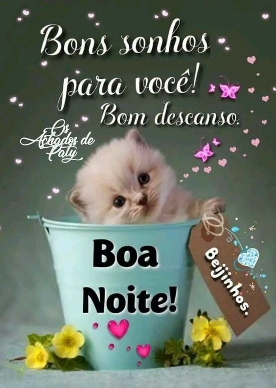 Boa noite fofa com carinho