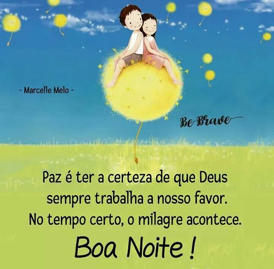 Boa noite paz que Deus sempre
