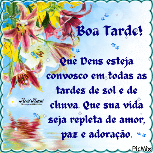 Tardes de sol e de vhuva