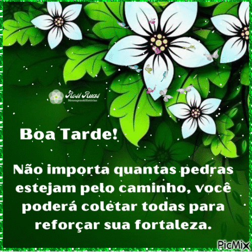 Boa tarde para reforçar sua fortaleza