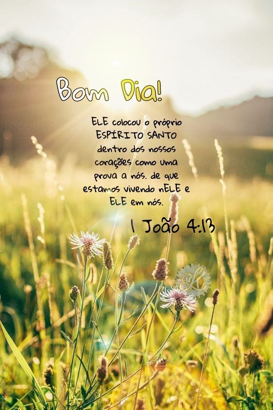 Bom dia 1 João 4:13