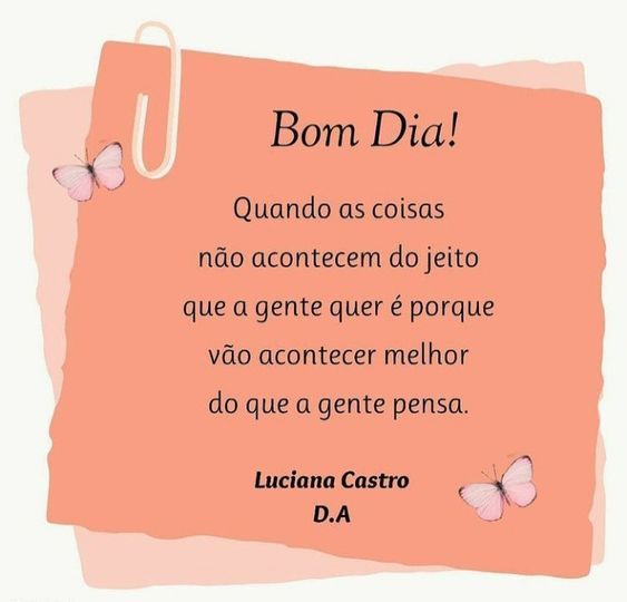 Bom dia motivação